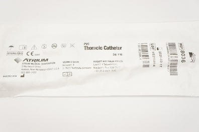 Atrium 8036 PVC Thoracic Cath. 36FR (x)
